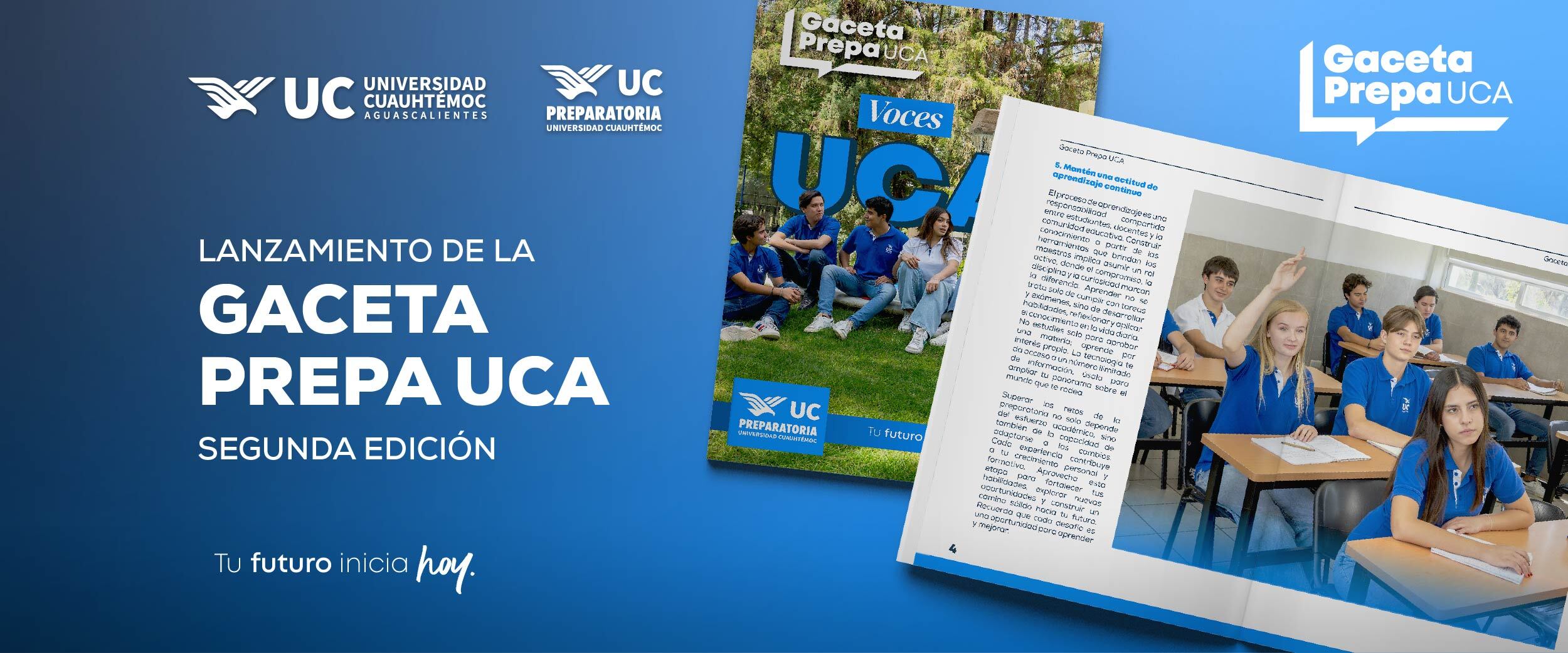 La Gaceta Prepa UCA lanza su 2da edición: ¡descúbrela!